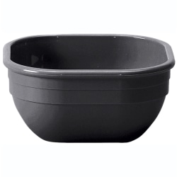 Cambro Camwear® Dinnerware Bowls, Square, Black, Pack Of 48 Bowls