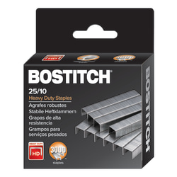 Bostitch® Premium Heavy-Duty Staples, 3/8" Standard Strip, Box of 3,000