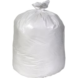 Pitt Plastics Can Liner LLDPE, 21.5x24, 0.6Mil White