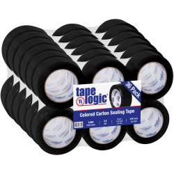 Tape Logic® Carton Sealing Tape, 2" x 110 Yd., Black, Case Of 36