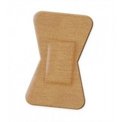 CURAD® Flex-Fabric Adhesive Bandages, Fingertip, 1 1/2" x 2", Tan, Pack Of 1,200