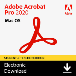 Adobe Acrobat Pro 2020 Student & Teacher Download (Mac)