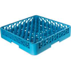 OptiClean Tall Peg Plate And Tray Rack, 19 7/8"H x 19 7/8"W x 4"D, Blue