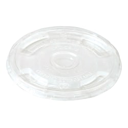 World Centric Cold Cup Lids For 9- To 24-Oz Cups, Clear, Pack Of 1,000 Lids