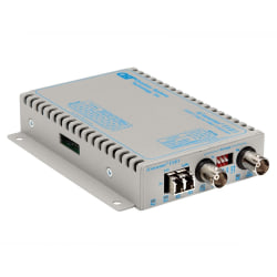 Omnitron iConverter T3/E3 Fiber Media Converter Coaxial LC Single-Mode 30km - 1 x T3/E3/DS-3; 1 x LC Single-mode; Wall-Mount Standalone; US AC Powered; Lifetime Warranty