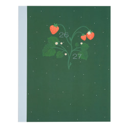 Organized by Happy Planner 12-Month Monthly/Weekly Classic Book Bound Soft Planner, 7-3/4" x 9-3/4", Strawberry, July 2026 - June 2027, Total Qty 1