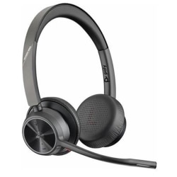 Poly Bluetooth Office Headset, USB Type C, Black, 7E2M2AA#ABA