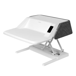 FlexiSpot EM6W Motorized Sit-Stand Desk Converter, White