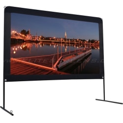 Elite Screens? Yard Master Series - 100-in 16:9, Foldable Outdoor Portable Light Weight Front Projection Movie Screen, OMS100H"
