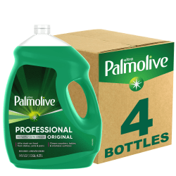 Palmolive Ultra Strength Liquid Dish Soap, 145 Oz, Green, Pack Of 4 Bottles
