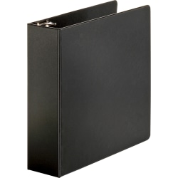 Business Source Basic Round-ring Binder - 3" Binder Capacity - Letter - 8 1/2"x11" Sheet Size - 3x Round Ring Fastener(s) - 09978