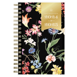 2024-2025 Day Designer Weekly/Monthly Planning Calendar, 3-5/8" x 6-1/8", Wild Blooms, July To June, 144849