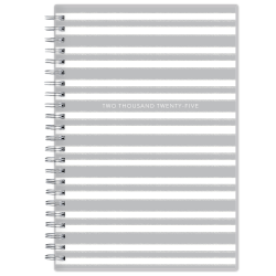25 Blue Sky Weekly/Monthly Calendar, Stitched Stripe, January 25-December 25
