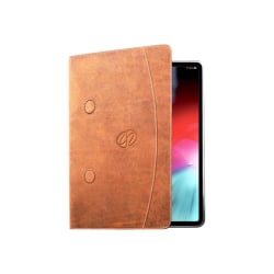 MacCase Premium Folios - Flip cover for tablet - leather - vintage brown - 11" - for Apple 11-inch iPad Pro (1st generation)