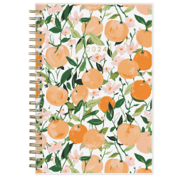 2024 Blue Sky™ AM Clementine Frosted Weekly/Monthly Planning Calendar, 5" x 8", Orange, January to December