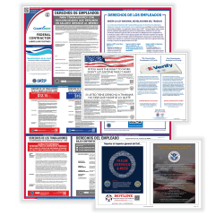 ComplyRight™ Federal Contractor General Industry Labor Law 1-Year Poster Service, Spanish
