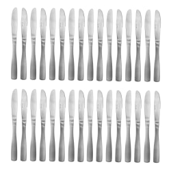 Gibson Home Classic Profile 36-Piece Dinner Knife Set, Silver