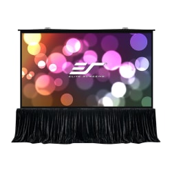 Elite Screens QuickStand 5-Second Series QS180HD - Projection screen - 180" (179.9 in) - 16:9 - MaxWhite FG - black