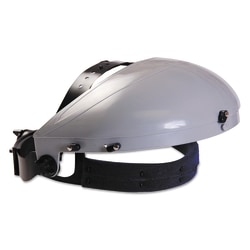 Anchor Brand Visor Headgear With Headband, One Size, Black/Gray