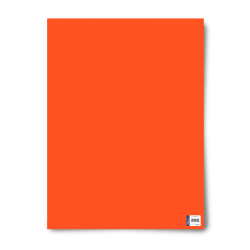 Royal Brites Poster Board, 22" x 28", Neon Orange