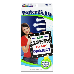 ArtSkills® Poster Lights, White