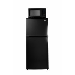 Danby 10 Cu. Ft./0.9 Cu. Ft. Combination Refrigerator/Microwave, Left Side Hinge, Black