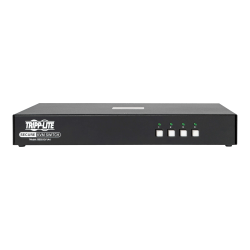 Tripp Lite Secure KVM Switch, DVI to DVI - 4-Port, NIAP PP3.0 Certified, Audio, Single Monitor - KVM / audio switch - 4 x KVM / audio - 1 local user - desktop - TAA Compliant