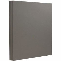 JAM Paper® Card Stock, Dark Smoke Gray, Letter (8.5" x 11"), 130 Lb, Pack Of 25