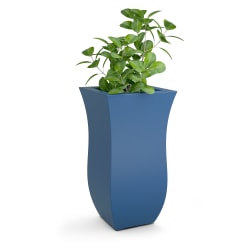 Mayne Valencia Planter, 30"H, Neptune Blue