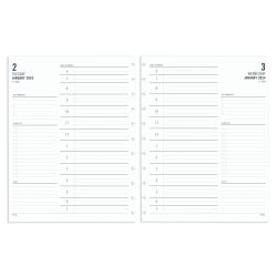 TUL® Discbound Daily Planner Refill Pages, Hourly Appointment Times, Letter Size, January To December 2024