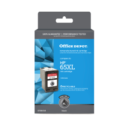 Office Depot® Brand Remanufactured High-Yield Black Ink Cartridge Replacement For HP 65XL