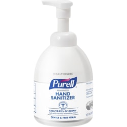 PURELL® Advance Sanitizer Green Certified Foam - 18.1 fl oz (535 mL) - Pump Bottle Dispenser - Kill Germs - Hand, Skin - Clear - Non-aerosol, Anti-septic - 1 Each