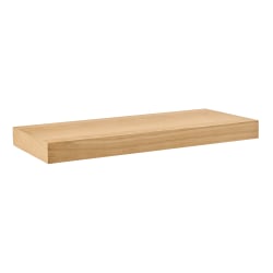 Eurostyle Barney Floating Shelf, 2"H x 24"W x 10"D, Oak