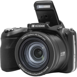 Kodak PIXPRO AZ425 20.7 Megapixel Bridge Camera - Black - 1/2.3" BSI CMOS Sensor - Autofocus - 3"LCD - 42x Optical Zoom - 4x Digital Zoom - Optical (IS) - 5184 x 3888 Image - 1920 x 1080 Video - Full HD Recording - HD Movie Mode - Wireless LAN