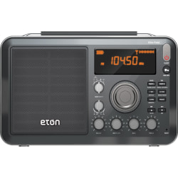 Eton Elite Field Radio - LCD Display - Headphone - 4 x D - Desktop/Portable