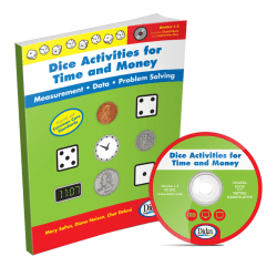 Didax Dice Activities for Time & Money, Multicolor, Grade 1 to 3