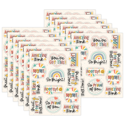 Carson Dellosa Education Stickers, We Belong Motivators Shape, 72 Stickers Per Pack, Set Of 12 Packs