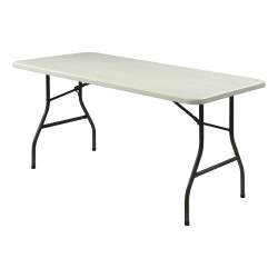Lorell® Ultra-Lite Economy Folding Table, 29-3/10"H x 72"W x 30"D, Gray