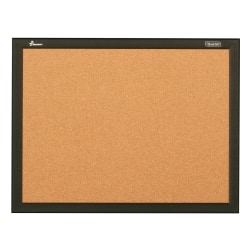 SKILCRAFT® Cork Bulletin Board, 24" x 36", Aluminum Frame With Black Finish (AbilityOne 7195 01 651 1284)