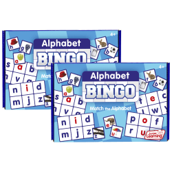 Junior Learning Bingo Games, Alphabet, Grades K To 3, Pack Of 2 Games