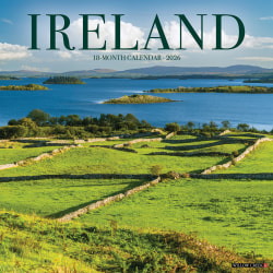 2026 Willow Creek Press Scenic Monthly Wall Calendar, 12" x 12", Ireland, January To December, 51573