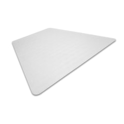 Ultimat® Polycarbonate Corner Workstation Chair Mat  - 1115023TRDUP
