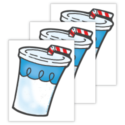 Eureka Paper Cut-Outs, Fast Food, 36 Per Pack, Set Of 3 Packs