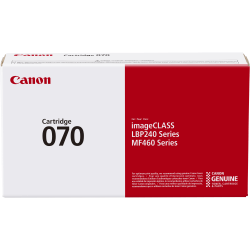 Canon 070 Black Toner Cartridge, 5639C001