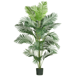 Nearly Natural 7'H Paradise Palm Tree With Pot, Green