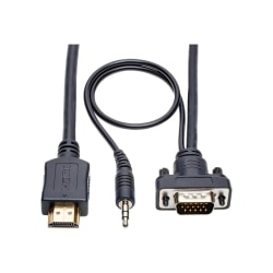 Tripp Lite HDMI To VGA + Audio Active Converter Cable, 15'