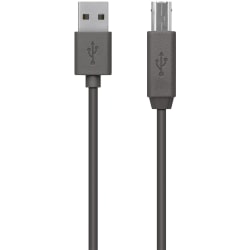 Belkin USB Data Transfer Cable - 5.91 ft USB Data Transfer Cable - First End: USB 2.0 Type A - Second End: USB Type B - Black