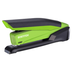 PaperPro InPower™ Spring-Powered Desktop Stapler With Antimicrobial Protection, 20-Sheet Capacity, Green