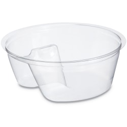Dart® Single Compartment Cup Inserts, 3.5 Oz, Clear, Carton Of 1,000 Inserts