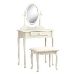 Monarch Specialties Glenys Vanity Set, 51-3/4"H x 28"W x 16"D, Antique White